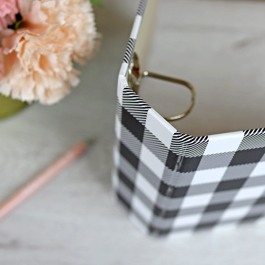 Álbum 4x4 Cuadros Negro Alua