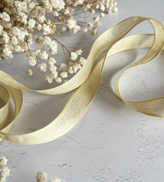 1 m Cinta Gasa Dorado Alua Cid