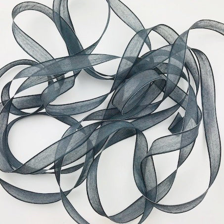 1 m Cinta Gasa Azul Petroleo Alua Cid