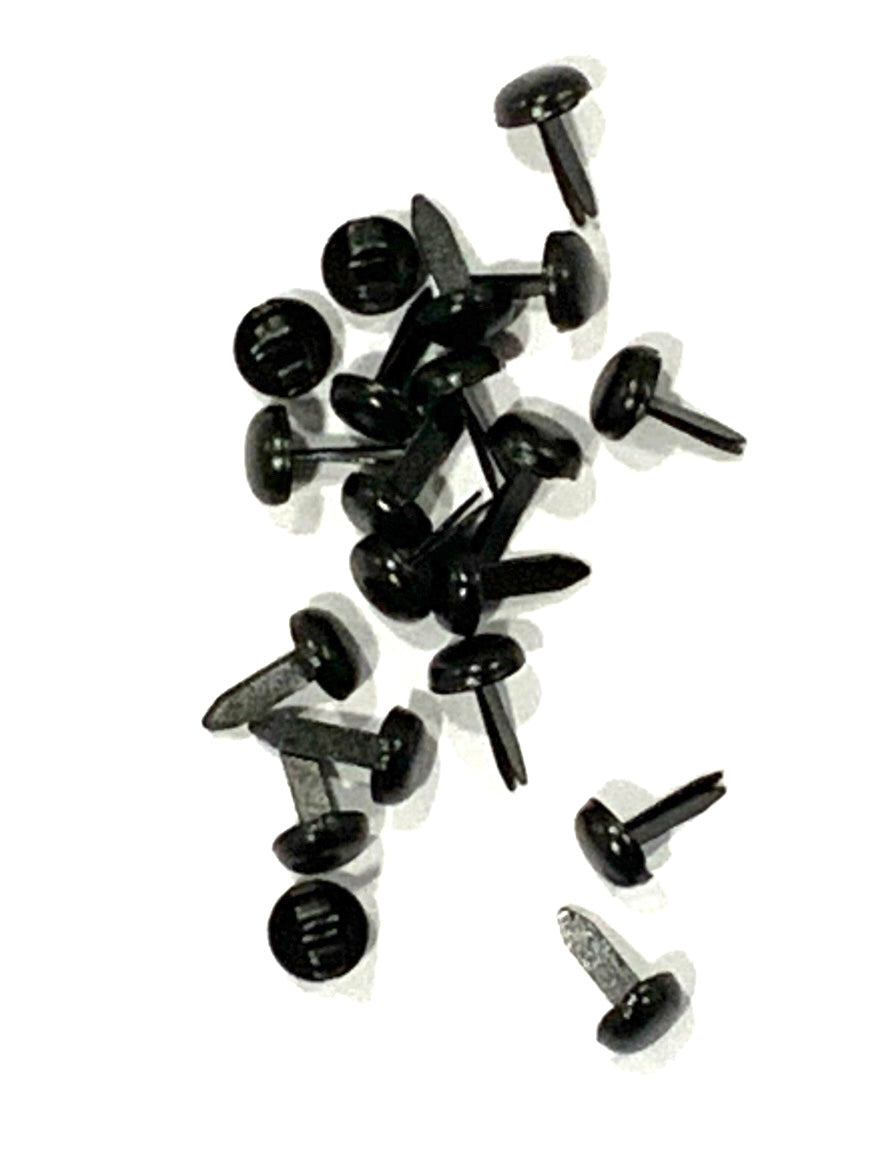 Brads Negro 4mm 20 unidades