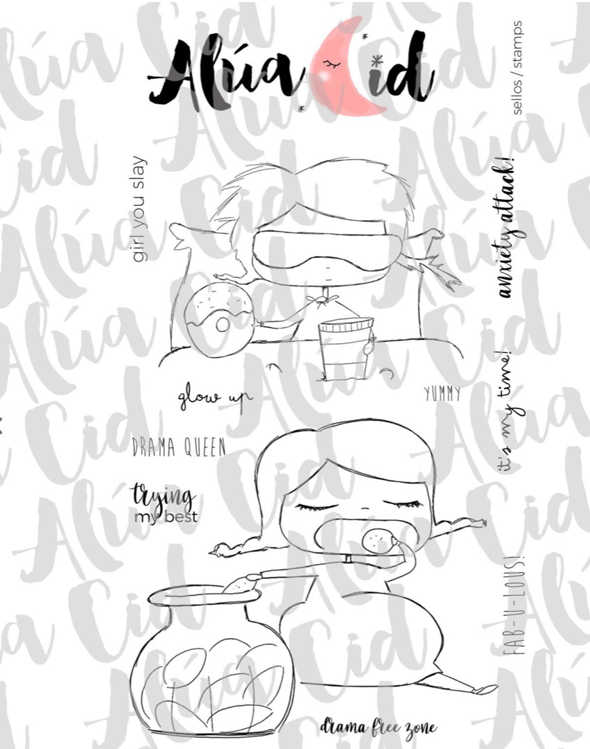 Sello Dramafree Inglés Alua Cid