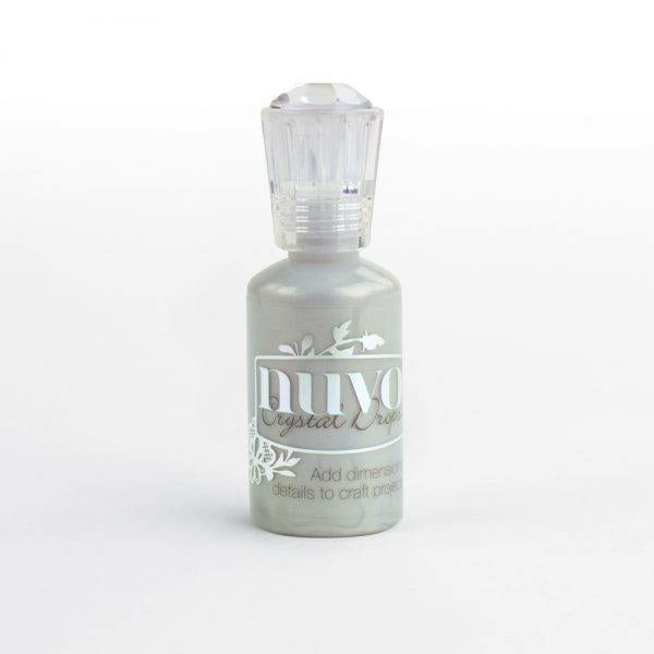 Nuvo Crystal drops gloss 30ml Metalic silver
