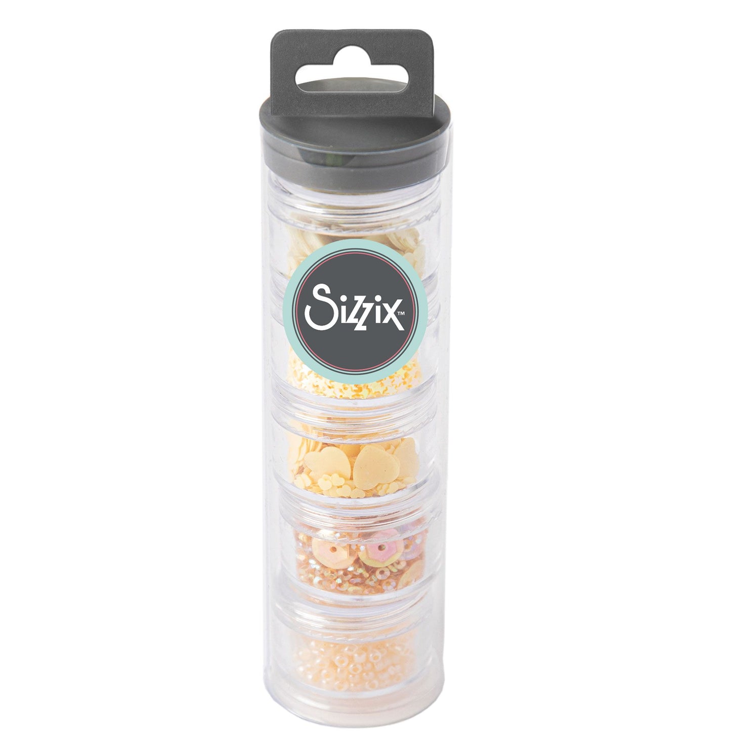 Sizzix Making Essential Sequins & Beads Limoncello 5 pk