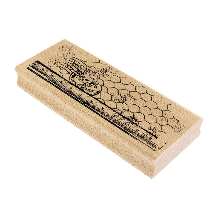 Sello de madera Borde con estilo Florileges