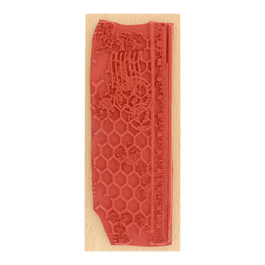 Sello de madera Borde con estilo Florileges