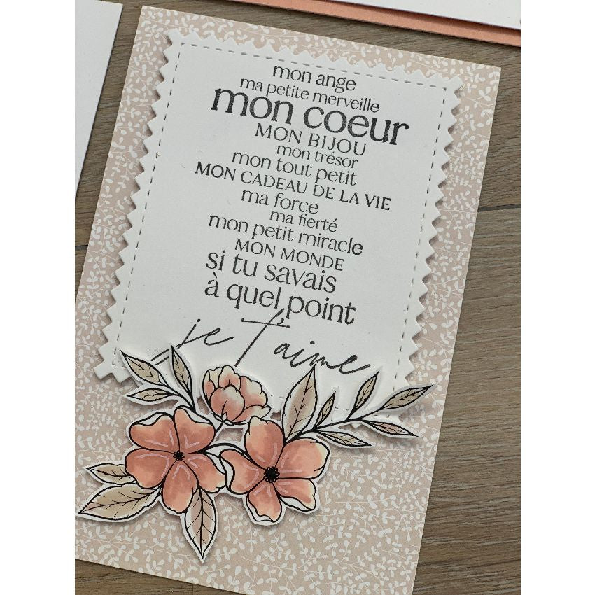 Tarjetas impresas Mini patrones Florileges