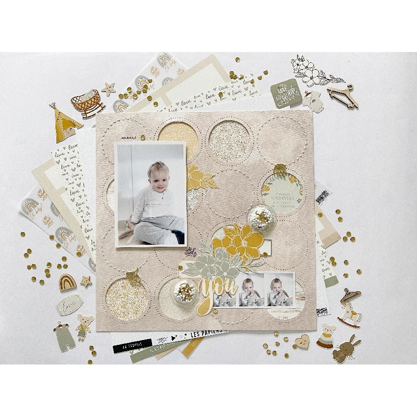 Tarjetas impresas Mini patrones Florileges