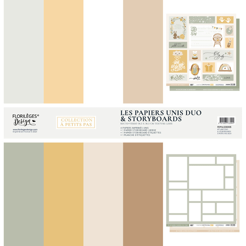 Básicos Pequeños pasos Niño 30x30 Florileges