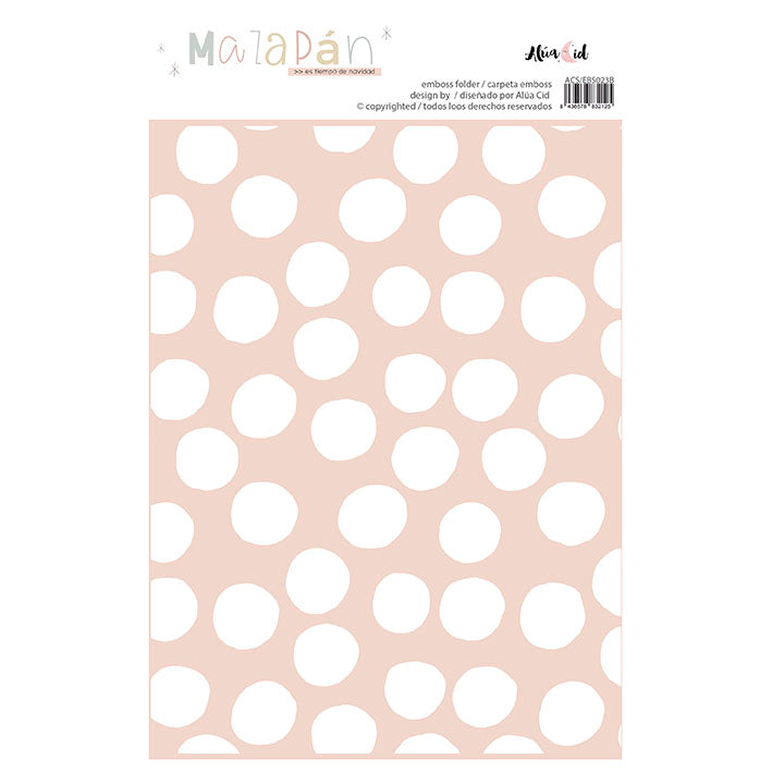 Carpeta de emboss Maxi Topos Mazapán Alua Cid