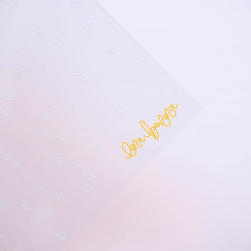 Carpeta de embossing Corazones 6”X 8,25” Lora Bailora