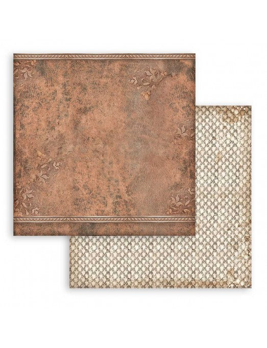 Colección Backgrounds Vintage Library 20x20 Stamperia