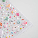 Pegatinas Puffy Formas Baby M va al cole Lora Bailora