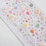 Pegatinas Puffy Formas Baby M va al cole Lora Bailora
