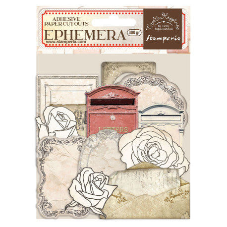 Ephemera Create Happiness Christmas letras Stamperia