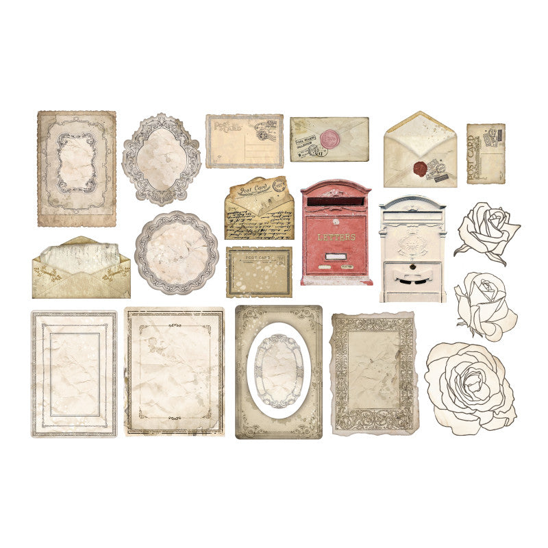 Ephemera Create Happiness Christmas letras Stamperia
