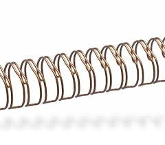 Wire-O PASO 2:1” 19mm Bronce 23 anillas (2 unidades) Artis Decor