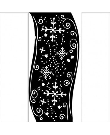 Stencil Christmas Ribbon Stamperia 12x25
