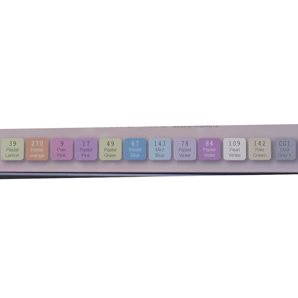 Set 12 Rotuladores Twin Brush (Pincel fino) Tonos Pastel Artis Decor