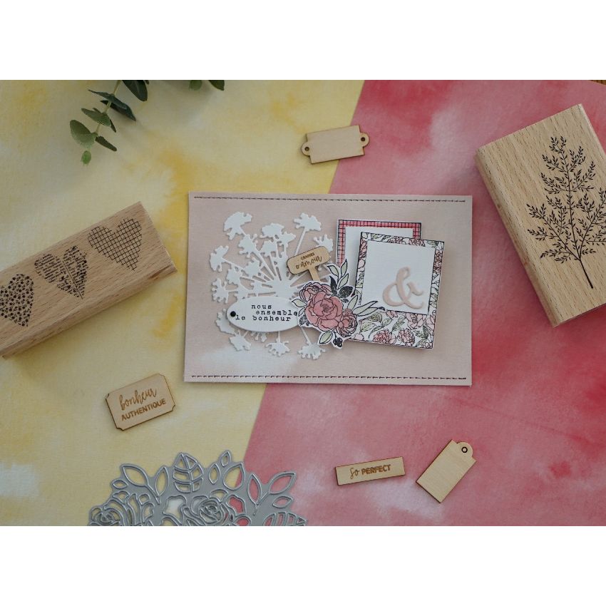 Sello acrílico Love Liberty Florileges