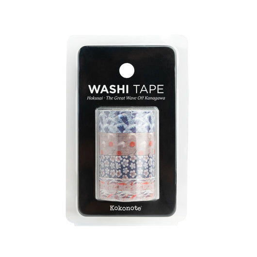 Set 4 Washi Tape Hokusai Kokonote