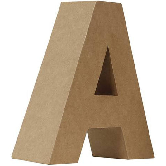 Letra “A” Papel Maché 25cm Ancha