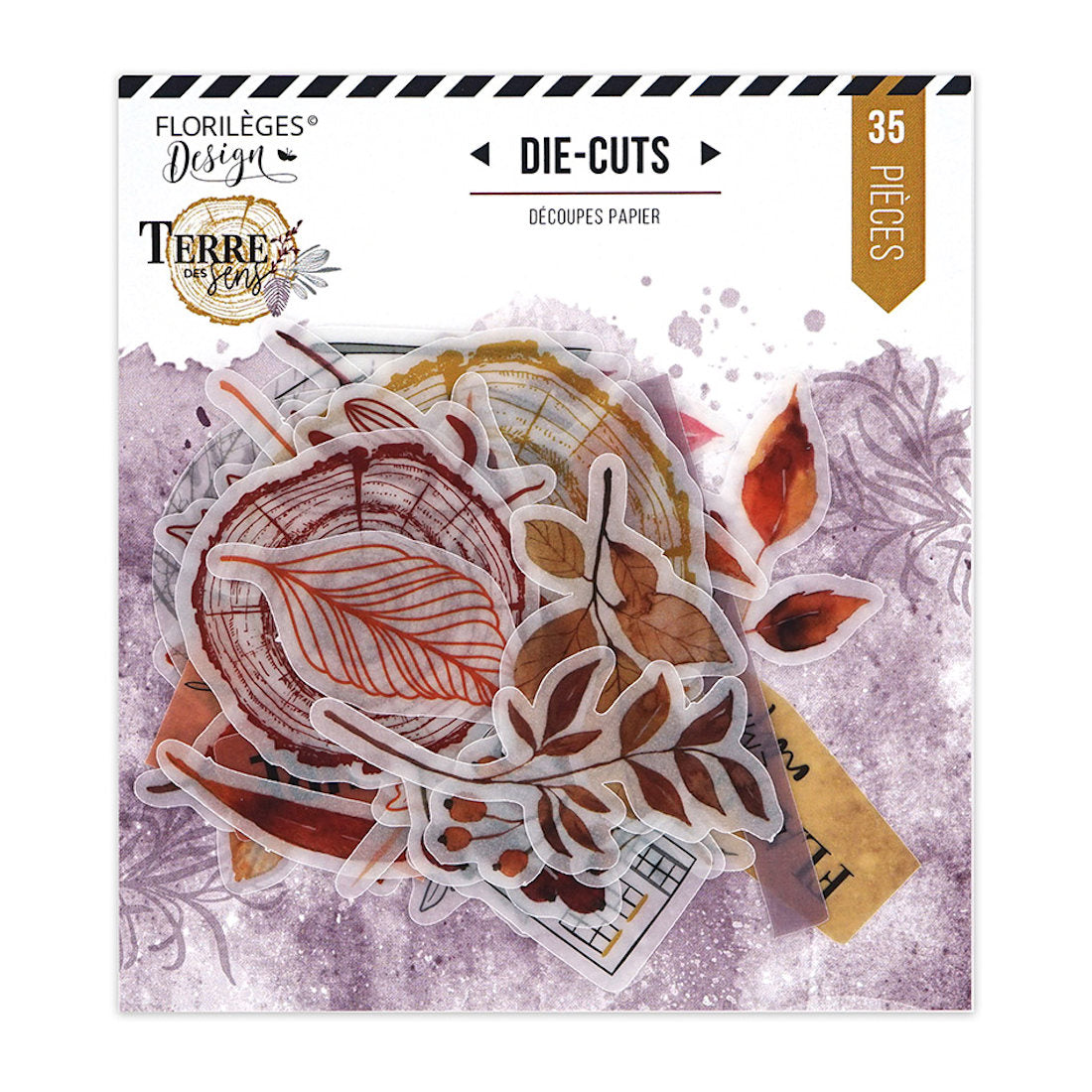 Die cuts Vellum Terre Des Sens Florileges