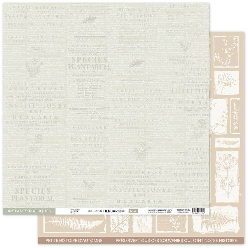 Colección Herbarium 30x30 Florileges