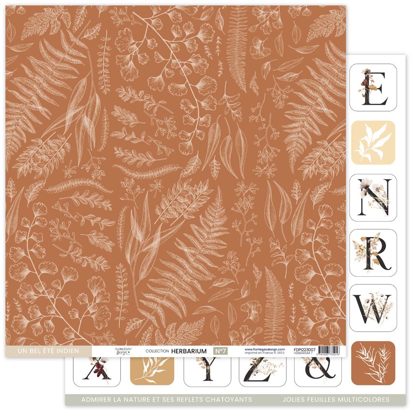 Colección Herbarium 30x30 Florileges
