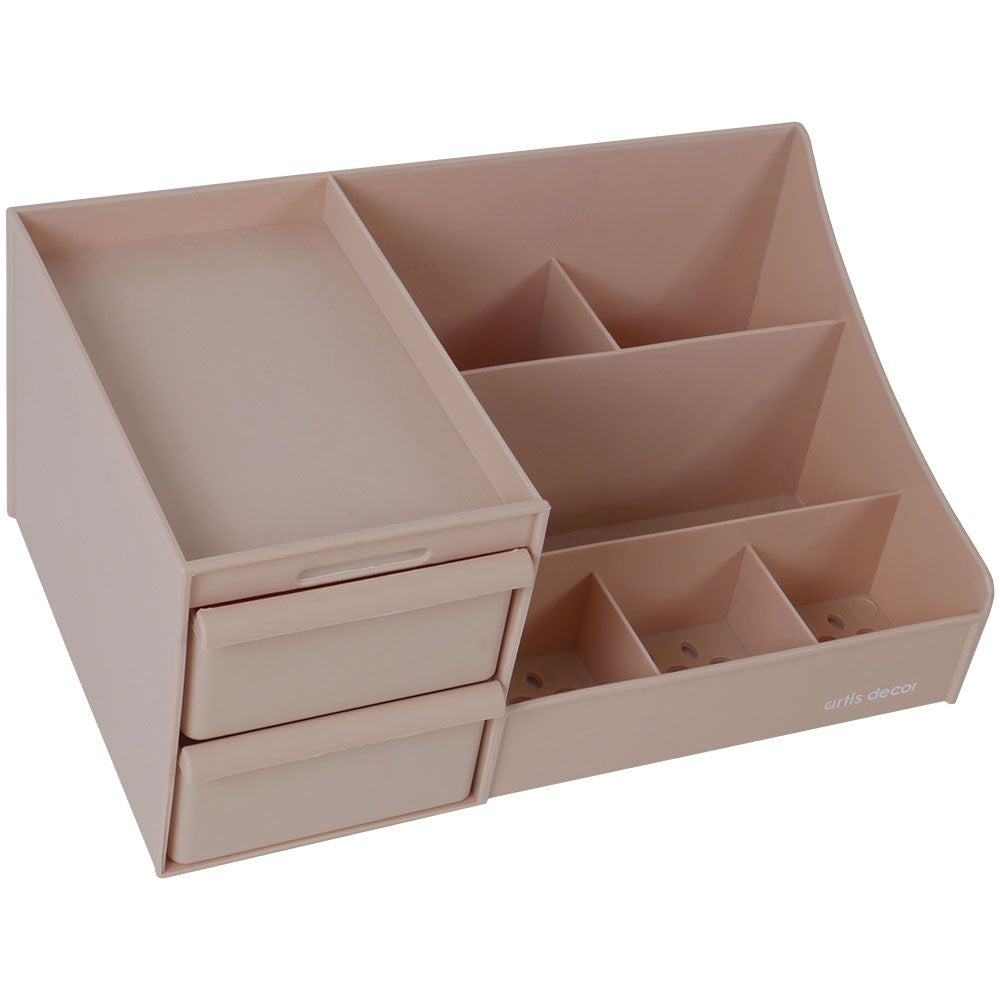 Soporte Cajonera de organización 28,5x17,8x13,5cm Rosa Artis Decor