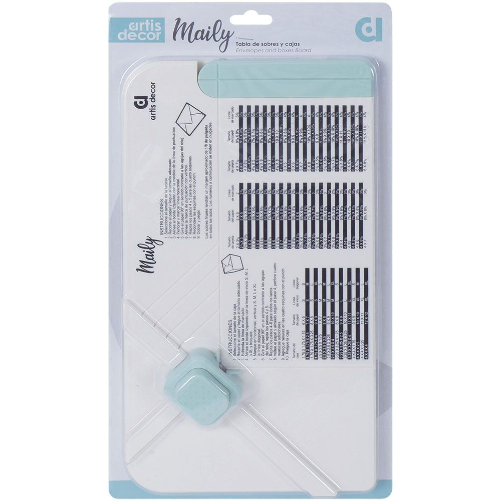 Tabla para hacer sobres y cajas Maily Artis Decor