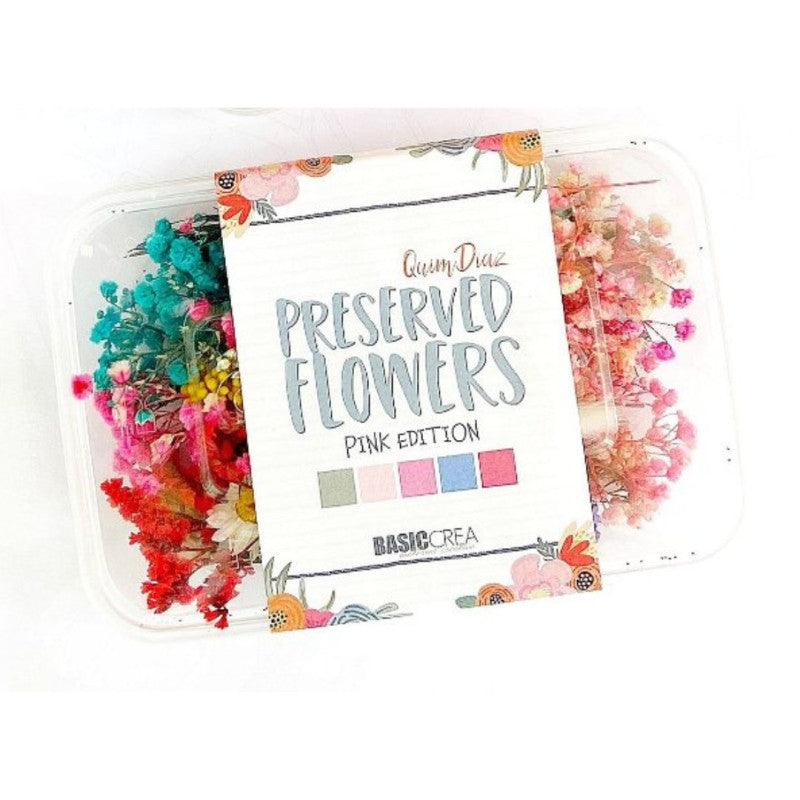 Set de Flores Secas Preservadas Pink Edition Quim Diaz