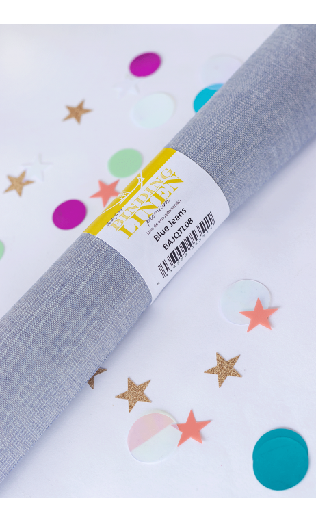 Tela Lino Blue Jeans 50x105 Vintage Odyssey