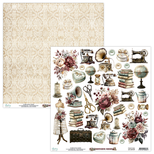 Papel suelto 09 Antique Shop Mintay 30x30