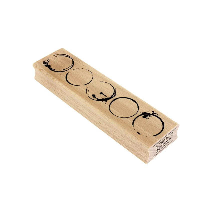 Sello de madera Bois Cercles Grunge Florileges