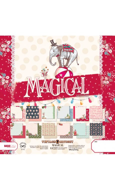 Colección Magical 12 papeles a doble cara Vintage Odyssey