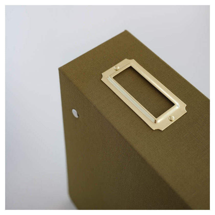 Álbum de Tela 6x8” Lomo ancho Khaki