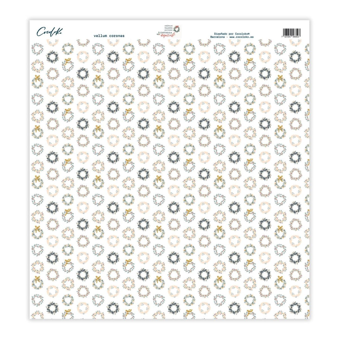 Vellum Coronas Entrega Especial 30x30 Cocoloko