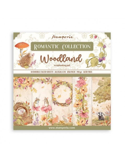 Colección Woodland 20x20 Stamperia