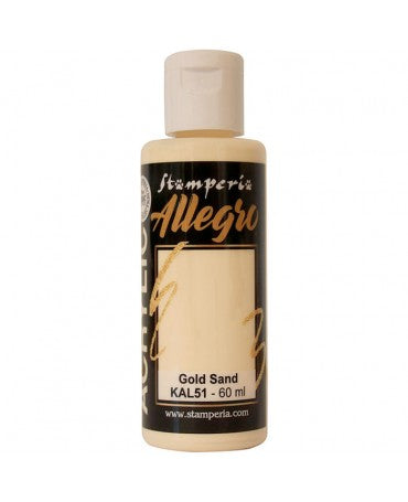 Pintura Allegro Gold Sand KAL51 Stamperia