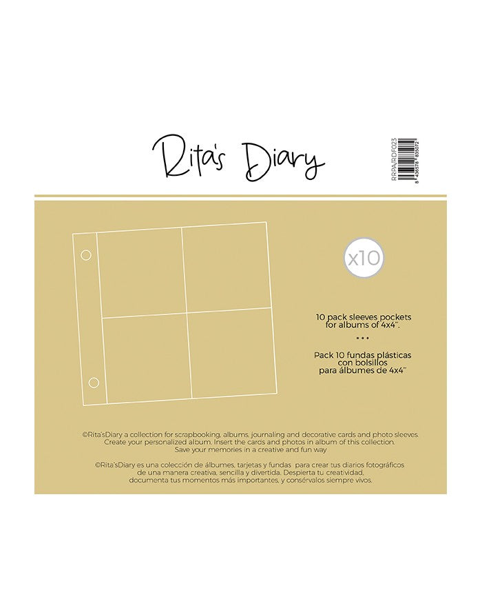 Fundas 4x4 4 bolsillos Rita’s Diary