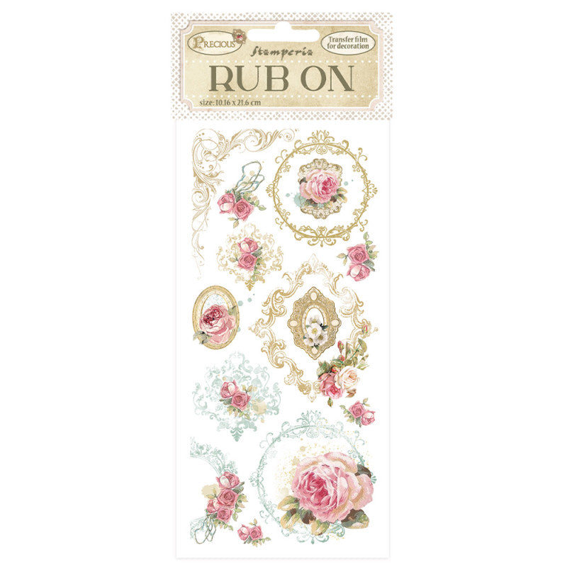Rub on Precious Frames DFLRB63 Stamperia