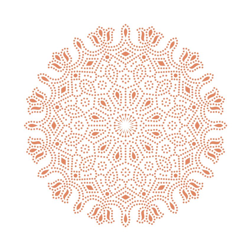 Stencil Mandala Florileges