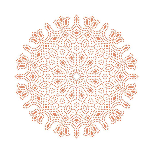 Stencil Mandala Florileges