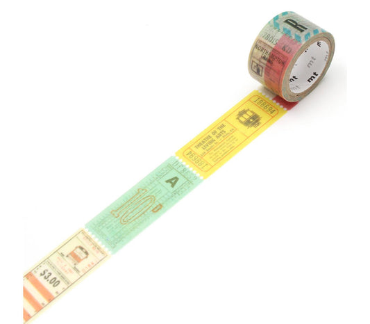 Washi Tape Masking Tape Ticket (Dot punch)