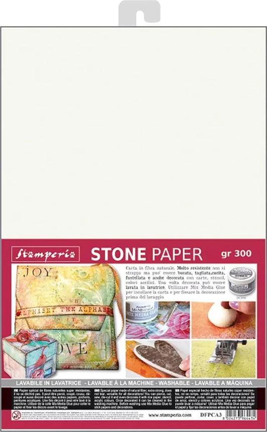 Stone Paper Stamperia 300gr A3 29,7x42