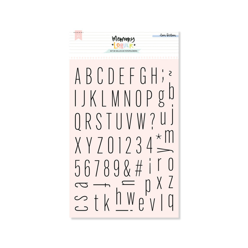 Sello Alfabeto Thin S Memory Keeper