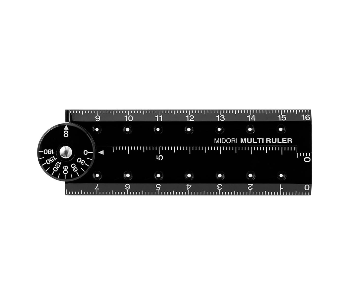Multi Ruler 16cm Negra