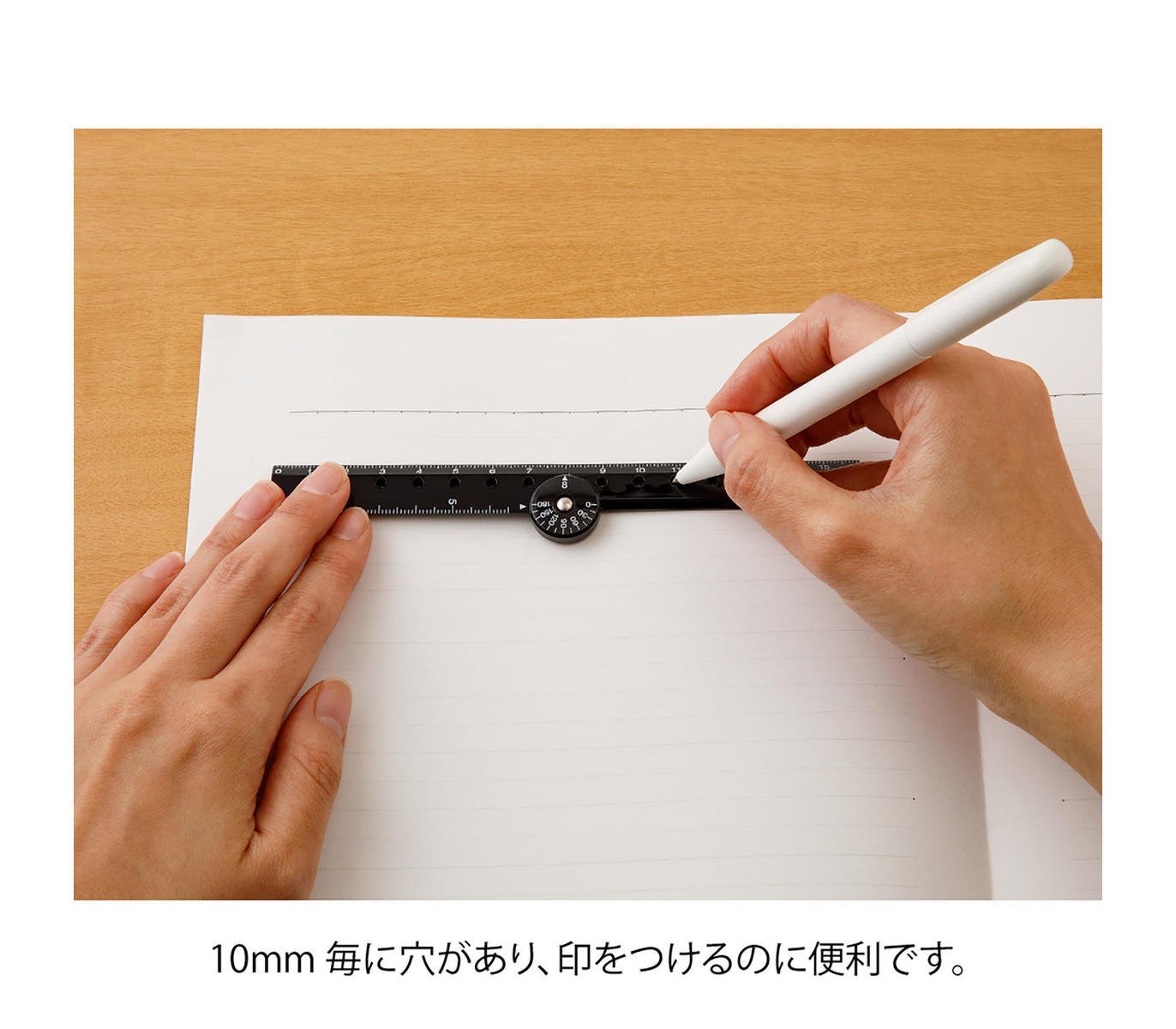 Multi Ruler 16cm Negra