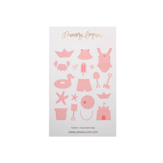 Troquel Beach Baby Summer Memories