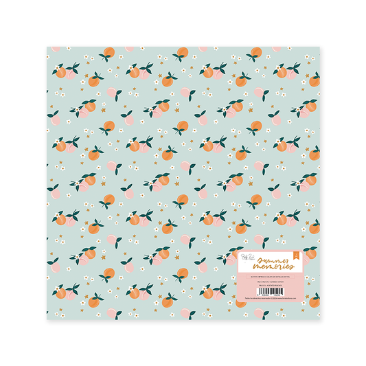 Acetato impreso con foil Summer Memories